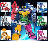 Трансформер JJ806E Робот 22 см Екскаватор 17 см Будівельна техніка, фото 7