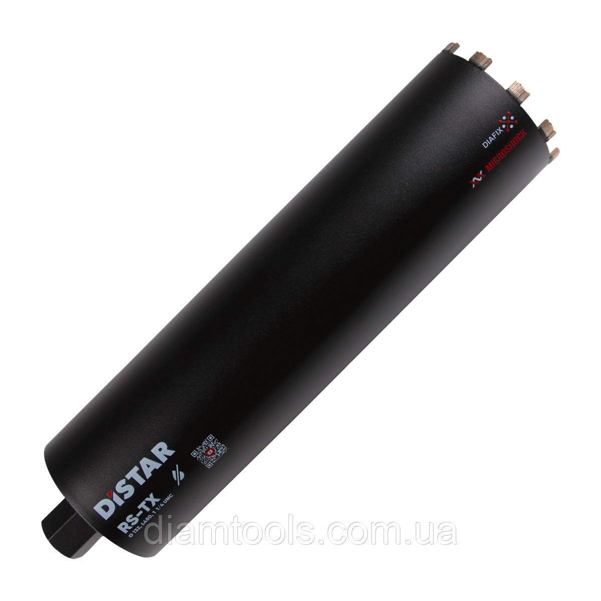 Коронка алмазна по залізобетону Distar 132x450-10 1 1/4 UNC RS-TX