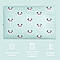 Набір наволочок 2 шт на подушку 50х70 см PAPAELLA бязь ранфорс панда м'ята натуральна тканина бавовна, фото 2