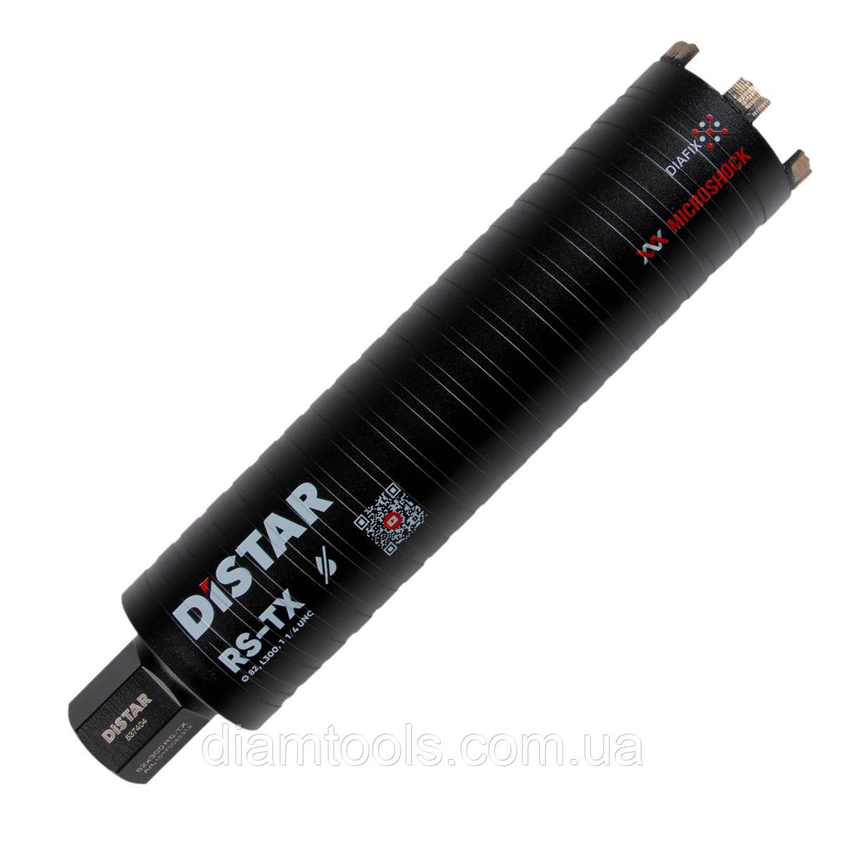 Коронка алмазна по залізобетону Distar 82x300-6x1 1/4 RS-TX