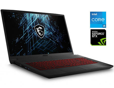 Ігровий ноутбук MSI GF75 Thin 10SCSXR/ 17.3" 1920x1080/ i5-10300H/ 16GB RAM/ 512GB SSD/ GTX 1650 Ti 4GB, фото 1