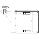Шафа серверна CMS 12U 600 x 350 x 640 UA-MGSWL1235G для мережевого обладнання, фото 9