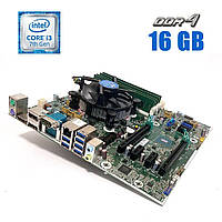 Комплект: Материнська плата HP Z240 SFF / Socket LGA1151 + Intel Core i3-7100 (2 (4) ядра по 3.9 GHz) + 16 GB DDR4 + кулер Intel