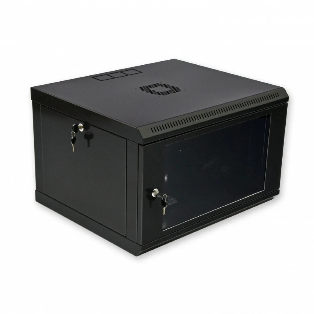 Шафа серверна CMS 6U 600 x 500 x 373 UA-MGSWL65B для мережевого обладнання, фото 1