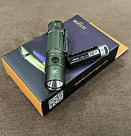 Sofirn SP10V3.0 Фонарь ручной зеленый мощный EDC ручной мини-фонарик 1000 Люмен 121м + акб в комплектке