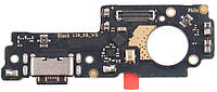 Шлейф Xiaomi Poco X5 5G/Redmi Note 12 5G с разъемом зарядки и микрофоном плата зарядки оригинал