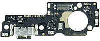Шлейф Xiaomi Poco M5/Redmi 10 5G с разъемом зарядки с микрофоном плата зарядки с микросхемой оригинал