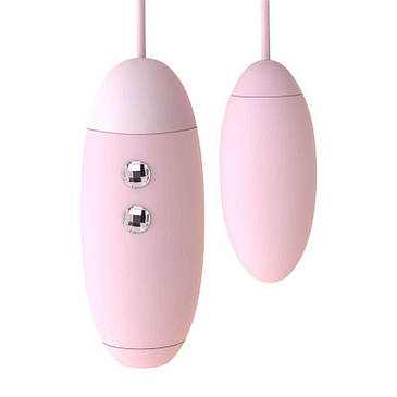 Вакуумний стимулятор з віброяйцом 2-в-1 KISSTOY Miss VV Pink, фото 1