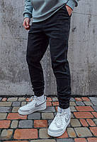 Джинсовые джоггеры Staff ros dark gray slim