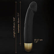 Вібратор Dorcel Real Vibration M Gold 2.0, діам 3,7см, що перезаряджається, для точки G, фото 4