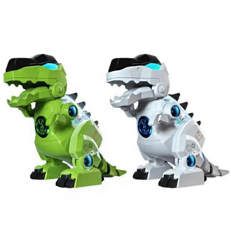 Динозавр "Робот Рекс", музичний робот, іграшка інтерактивна світло звук, співає, рухається (HH10419)