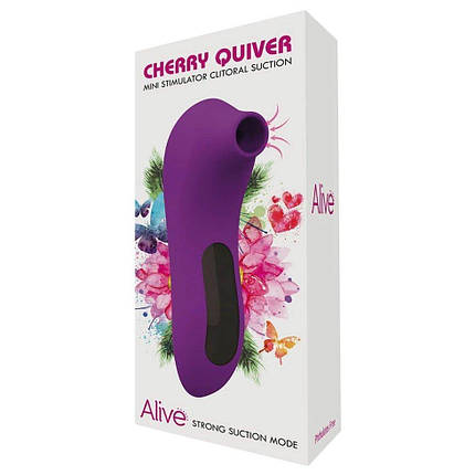 Недорогий вакуумний кліторальний стимулятор Alive Cherry Quiver, фото 2