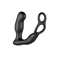 Масажер простати Nexus Revo Embrace з обертається головкою і з ерекційне кільце