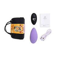 Вібратор в трусики FeelzToys Panty Vibrator Purple з пультом дистанційного керування, 6 режимів роботи, сумочка-чохол, фото 2