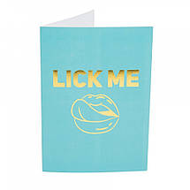 Подарункова листівка з набором Сашетів та Конверт Kama Sutra Lick Me Please, фото 3