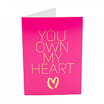 Подарункова листівка із набором Сашетів плюс конверт Kama Sutra You Own My Heart, фото 2