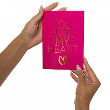 Подарункова листівка із набором Сашетів плюс конверт Kama Sutra You Own My Heart, фото 2