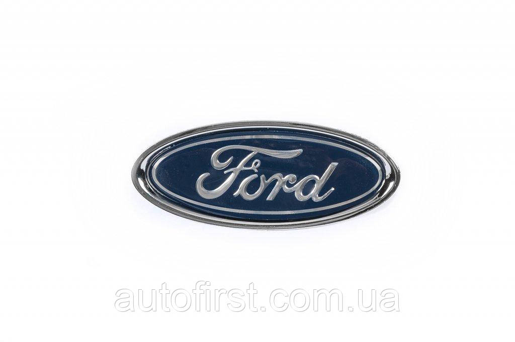 Емблема передня 2013-2017 112мм/47мм (на клямках-2024самоклейка) для Ford Fiesta рр