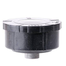 Повітряний фільтр для компресора, діаметр різьби М32, пластиковий корпус, змінний бумажний фільтруючий