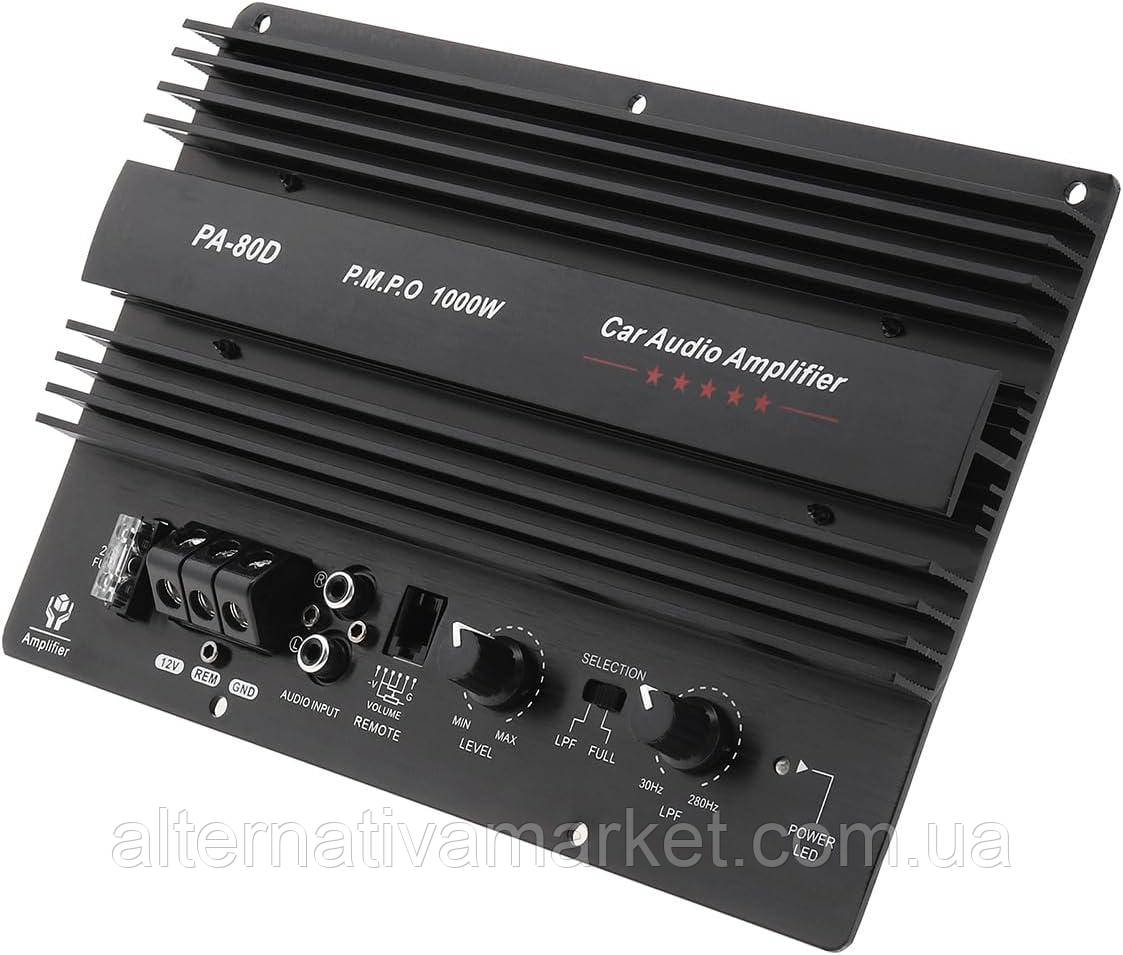 Підсилювач PA-80D, що вбудовується для активного сабвуфера (200W / 1000W), фото 1