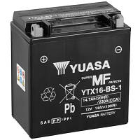 Акумулятор автомобільний Yuasa 12 V 14,7 Ah MF VRLA Battery (YTX16-BS-1)