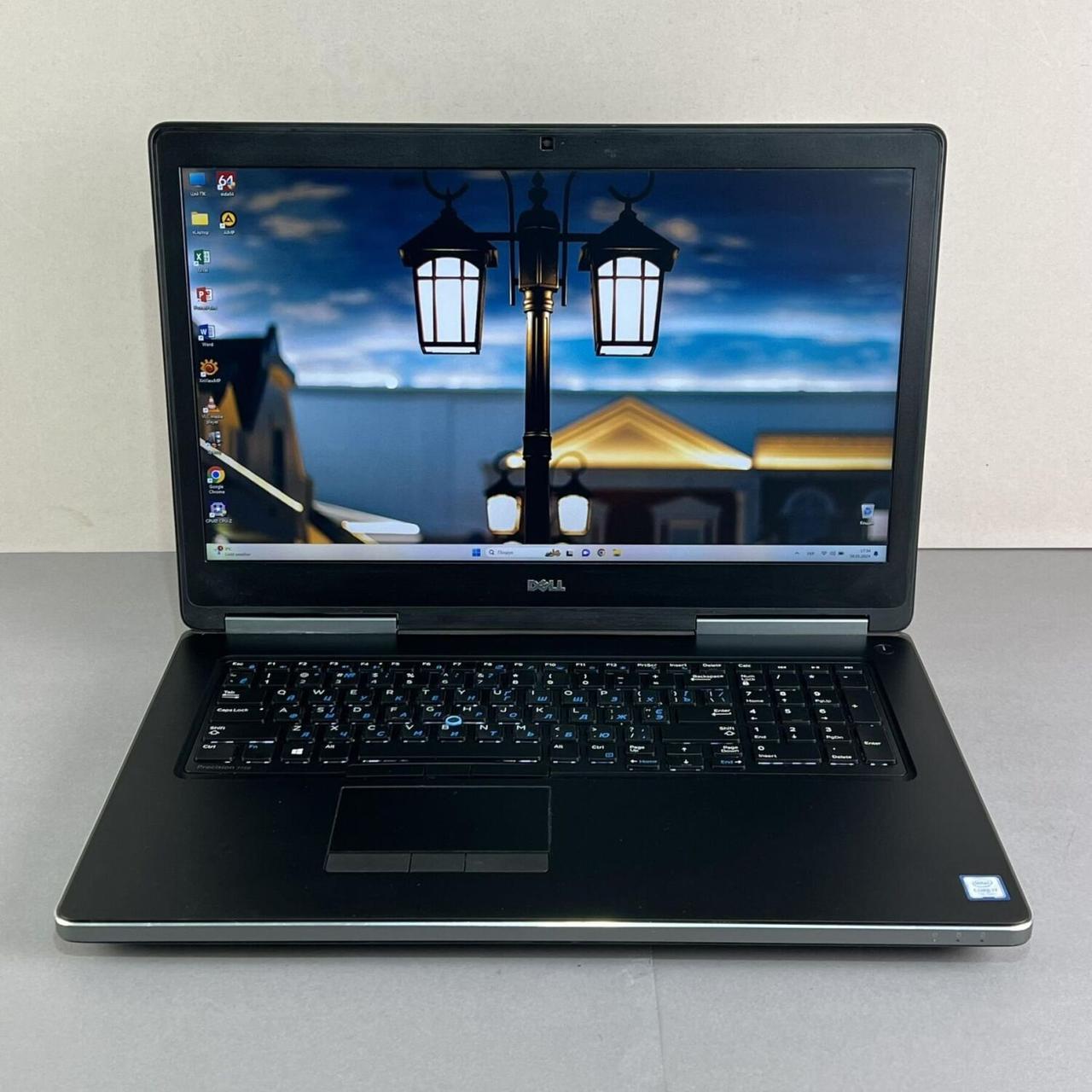Б/в Ноутбук Dell Precision 7720 17.3" 1920x1080| i7-7820HQ| 32GB RAM| 512GB SSD+500GB HDD| Quadro P3000 6GB
