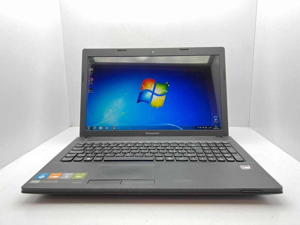 Б/в Ноутбук Lenovo G505 15.6" 1366x768| AMD E1-2100| 4 GB RAM| 500 GB HDD| Radeon HD 8210
