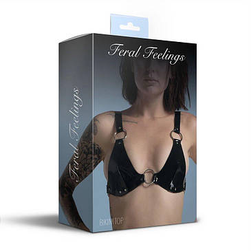 Ліф класичний Feral Feelings - Bikini Top Black, фото 3