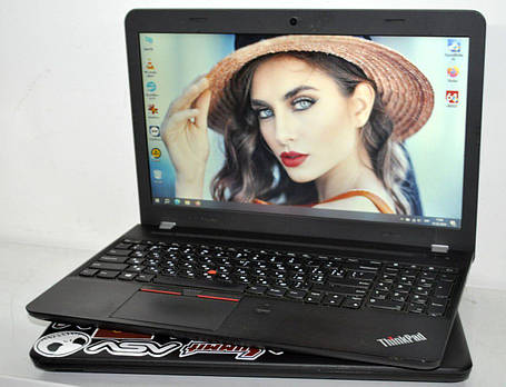 Б/в Ноутбук Б-клас Lenovo ThinkPad E550 15.6" 1366x768| Core i3-4005U| 8 GB RAM| 240 GB SSD NEW| HD 4400, фото 1