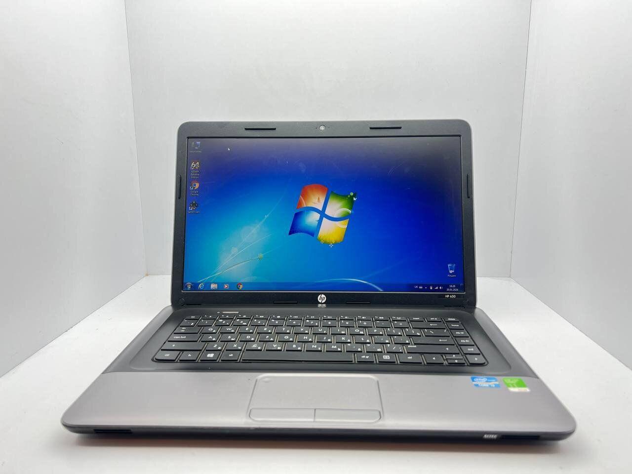 Б/в Ноутбук HP Pavilion 650 15.6" 1366x768| Core i3-2328M| 6 GB RAM| 500 GB HDD| HD 3000