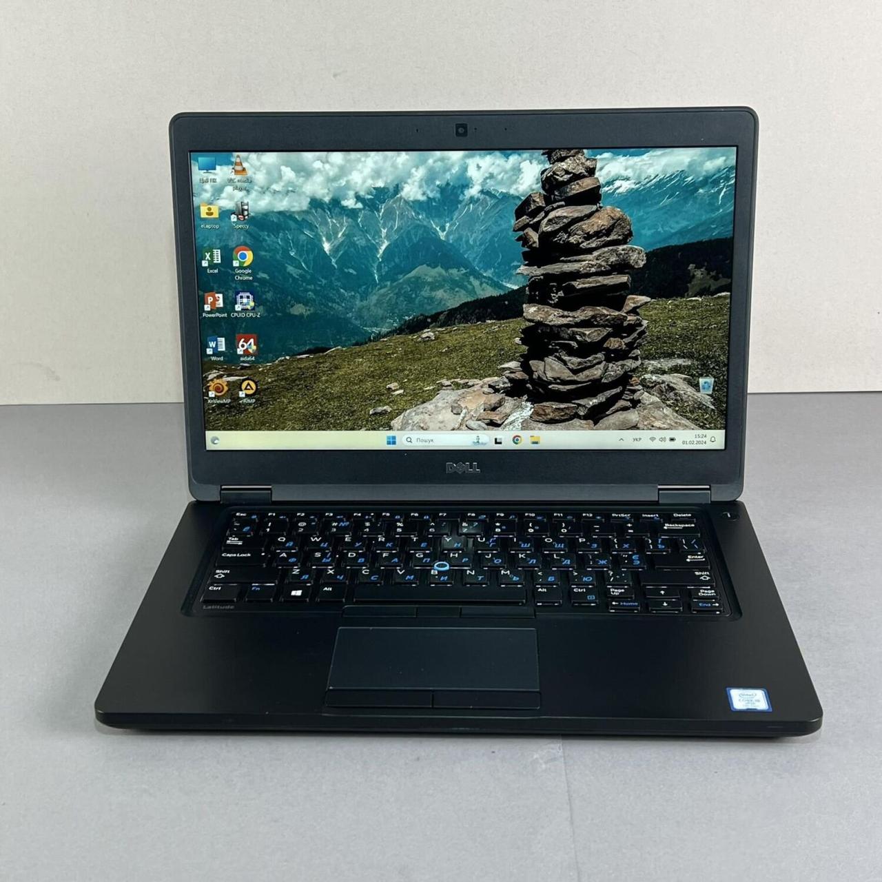 Б/в Ігровий ноутбук Dell Latitude 5480 14" 1920x1080| Core i5-7440HQ| 16 GB RAM| 256 GB SSD| GeForce 930MX 2GB