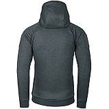Кофта Helikon-Tex URBAN TACTICAL HOODIE (FullZip), Melange Black/Grey, фото 3