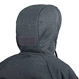 Кофта Helikon-Tex URBAN TACTICAL HOODIE (FullZip), Melange Black/Grey, фото 5