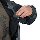 Кофта Helikon-Tex URBAN TACTICAL HOODIE (FullZip), Melange Black/Grey, фото 6
