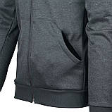 Кофта Helikon-Tex URBAN TACTICAL HOODIE (FullZip), Melange Black/Grey, фото 8