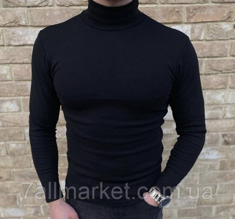 Гольф чоловічий 17038 black р.48-56 "Алія" недорого гуртом від прямого постачальника