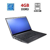 Ноутбук Terra Mobile 1528 / 15.6" (1366x768) TN / Intel Pentium B940 (2 ядра по 2.0 GHz) / 4 GB DDR3 / 320 GB