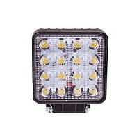 Фара робочого світла WLP-7612 SPOT (110*110*55) 9-36V/48W/6000K