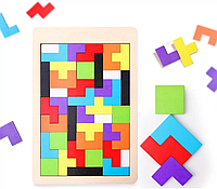 Разноцветный пазл-головоломка Танграм для детей