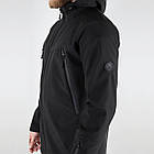 🔥 Костюм soft shell "Scout" (Черний) куртка + штани (непромокальний костюм, тактичний, військовий), фото 5