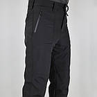 🔥 Костюм soft shell "Scout" (Черний) куртка + штани (непромокальний костюм, тактичний, військовий), фото 7