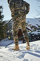Военные штаны мужские, армейские тактические брюки, утепленные на флисе, Terra Hot для ЗСУ Пиксель, M