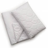 Одеяло и подушка twins 120х90 premium 200 1600-p200-01, white, белый Twins