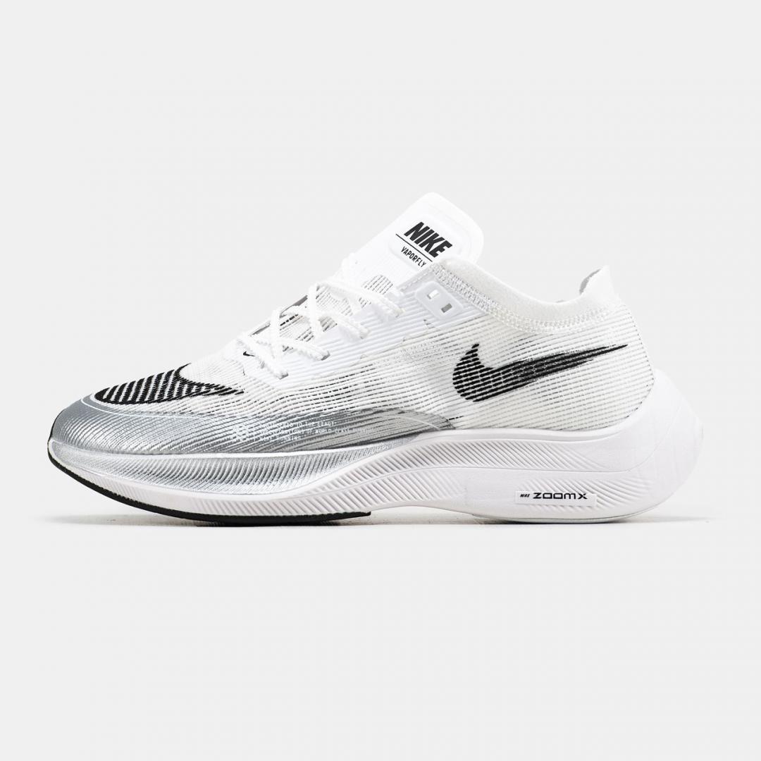 Nike Air Zoom Vaporfly White кроссовки и кеды высокое качество - фото 1 - id-p2095467815