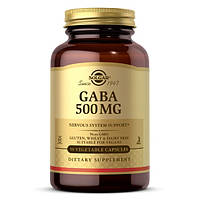 Аминокомплекс Solgar GABA 500 mg 50 Veg Caps CP, код: 7519117