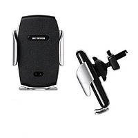 Автодержатель с беспроводной зарядкой Wireless Car Charger Holder WK WP-U46-black h