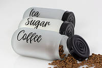 Банка для хранения Herevin Ice Tea-Coffee-Sugar-Black Mіх 172541-020 1000 мл h