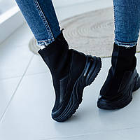 Ботинки женские Fashion Maple 3319 37 размер 24 см Черный h 38, Ботинки женские Fashion Maple 3319 38 размер 24,5 см Черный