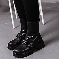Ботинки женские зимние Fashion Celeste 3398 36 размер 23,5 см Черный h