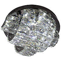 Люстра потолочная хрустальная LED с пультом C8772/350 Хром 19х35х35 см. h